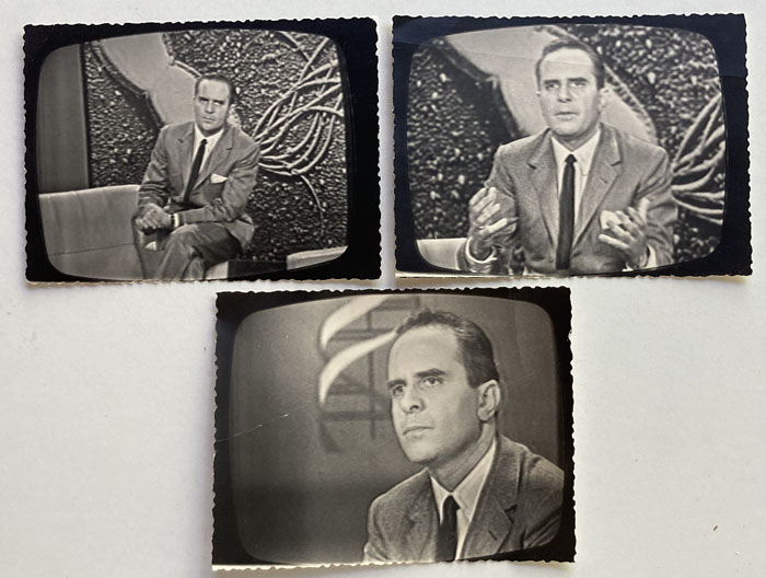 Carlos Asensio en TVE, en un programa de divulgación científica, tras el descubrimiento de las microcinas